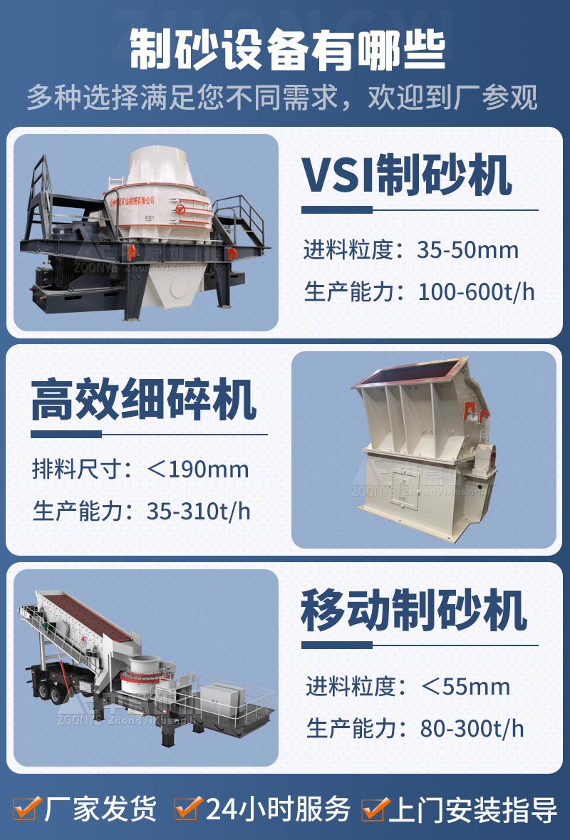 制砂設備有哪些